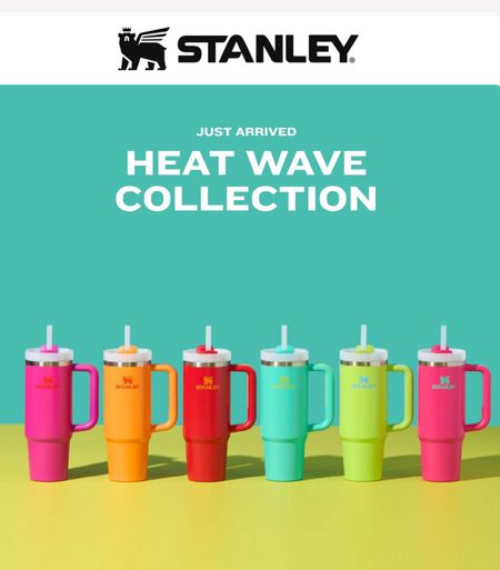 The NEWEST Stanley release dropped today and it’s perfect for Summer!! The Heat Wave Collection is bringing it! We love the cool colors 

#LTKFindsUnder50 #LTKSeasonal #LTKGiftGuide