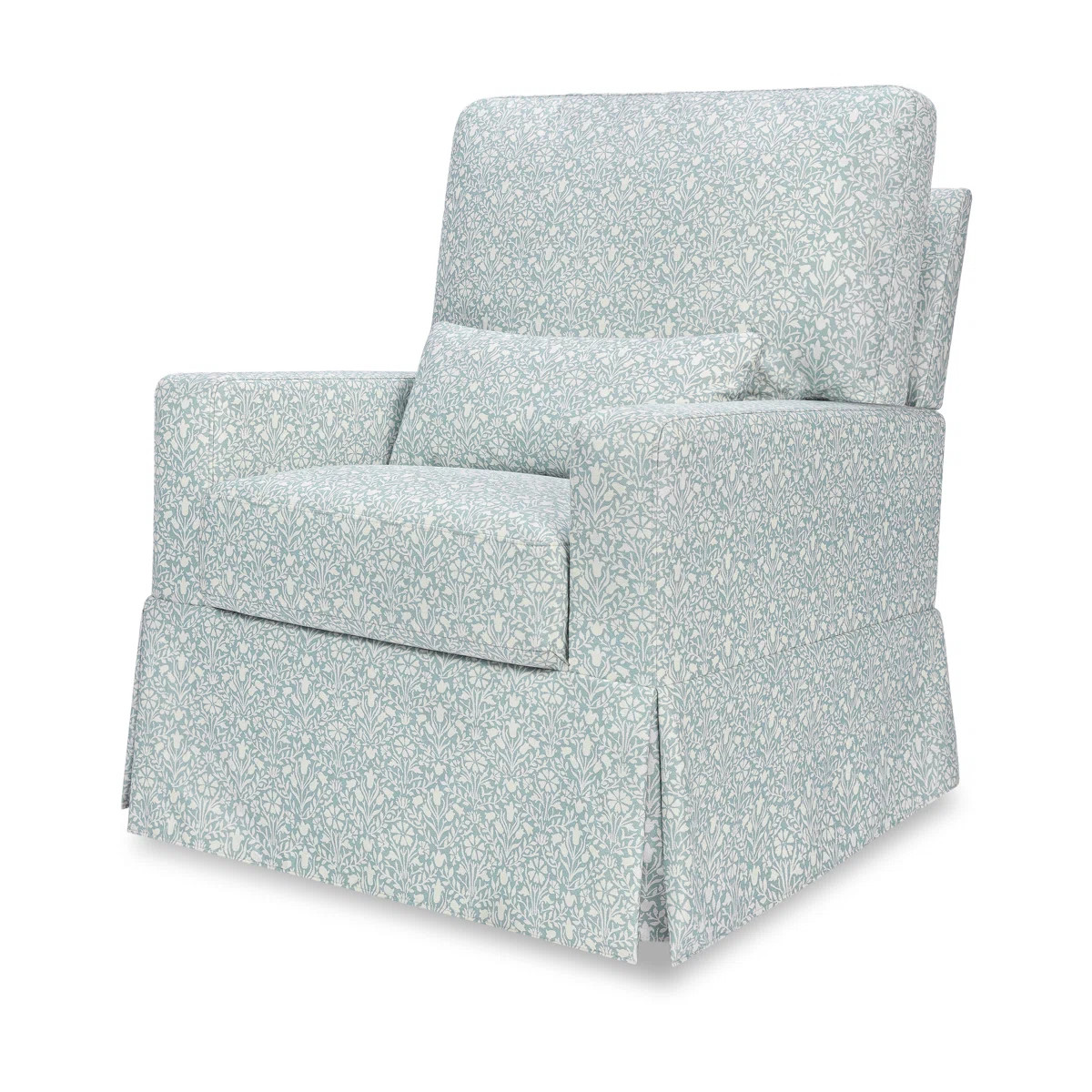 Morris & Co. x Namesake Crawford Pillowback Comfort Swivel Armchair | Wayfair North America
