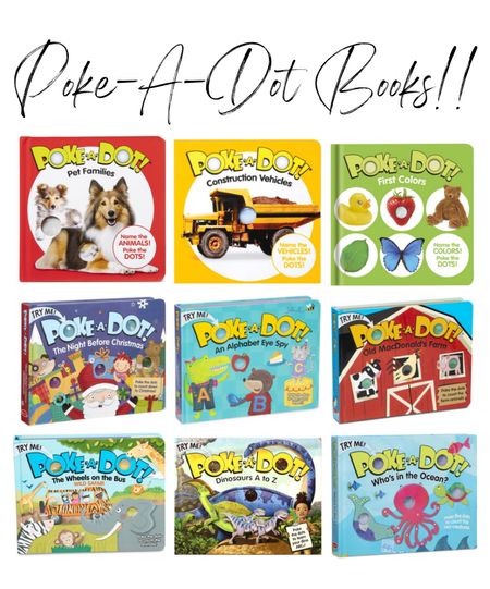 Poke-A-Dot books on sale!! The cutest books for kids. Pop-it, travel books, baby books

#LTKkids #LTKsalealert #LTKbaby