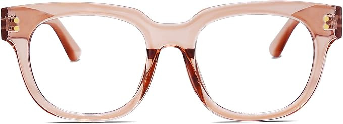 SOJOS Oversized Square Anti Blue Light Blocking Glasses for Women Thick Computer Eyeglasses Doubl... | Amazon (US)