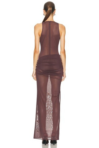 for FWRD Tucked Halter Column Gown | FWRD 