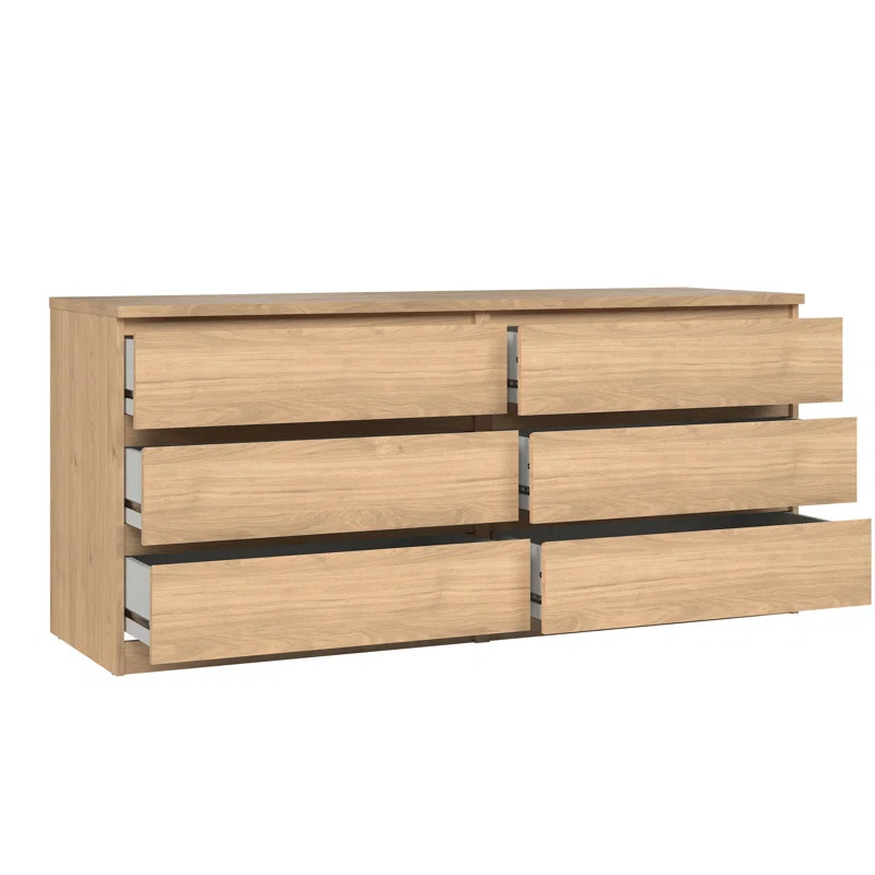 Kepner 6 Drawer 60.5" W Double Dresser | Wayfair North America