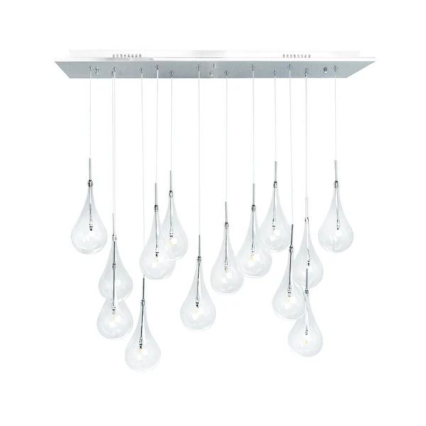 Modern Glass Globes- 14 Light LED Chandelier - 14 light - 14 light | Bed Bath & Beyond
