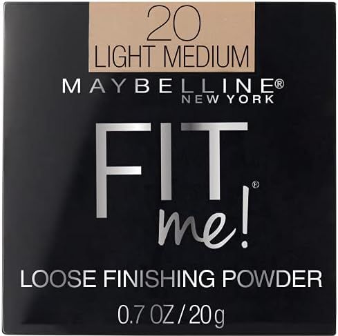 Maybelline Fit Me Loose Finishing Powder, Light Medium, 0.7 oz. | Amazon (US)