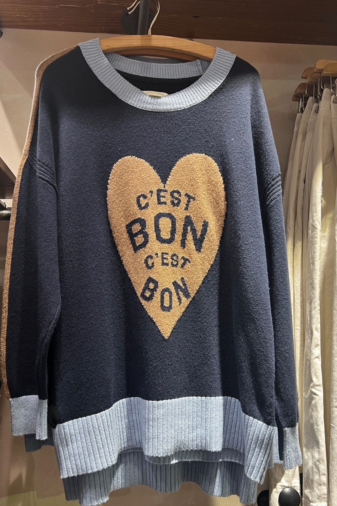 Maeve C'est Bon Graphic Tunic Sweater

#LTKstyletip #LTKSeasonal #LTKmidsize