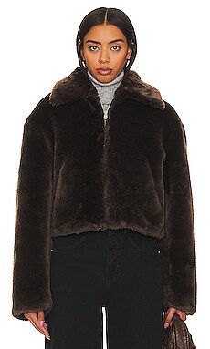 Faux Fur Zip Up Jacket | Revolve Clothing (Global)