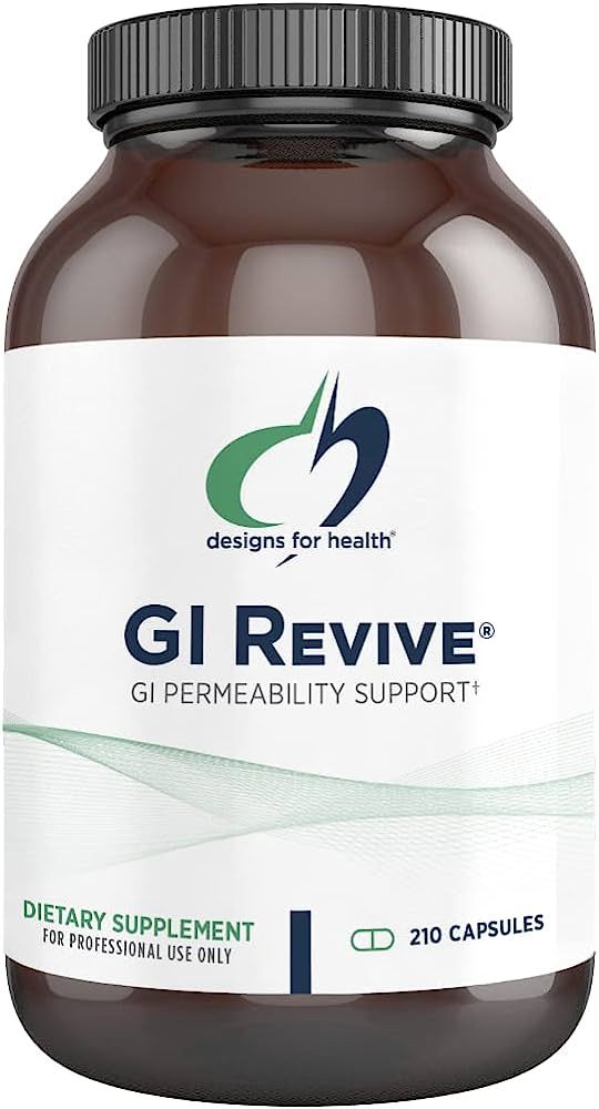 Designs for Health GI Revive - Slippery Elm Gut Health Support with Licorice Root, L-Glutamine + ... | Amazon (US)