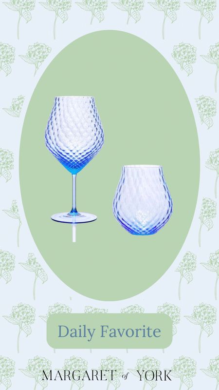 I love these blue wineglasses for spring tables! #wineglass #tabletop #hosting #homedecor

#LTKhome