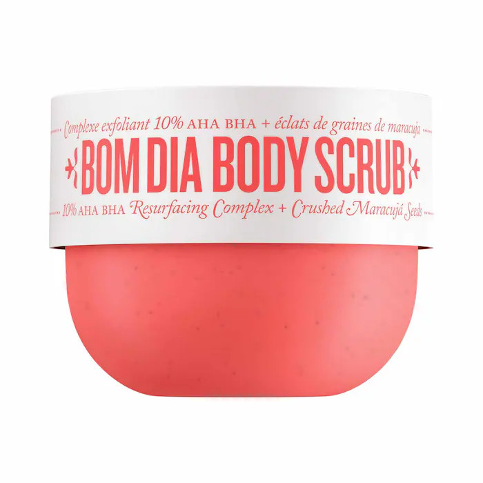 Bom Dia Body Scrub 10% AHA BHA Resurfacing Complex + Crushed Maracujá Seeds | Sephora (US)