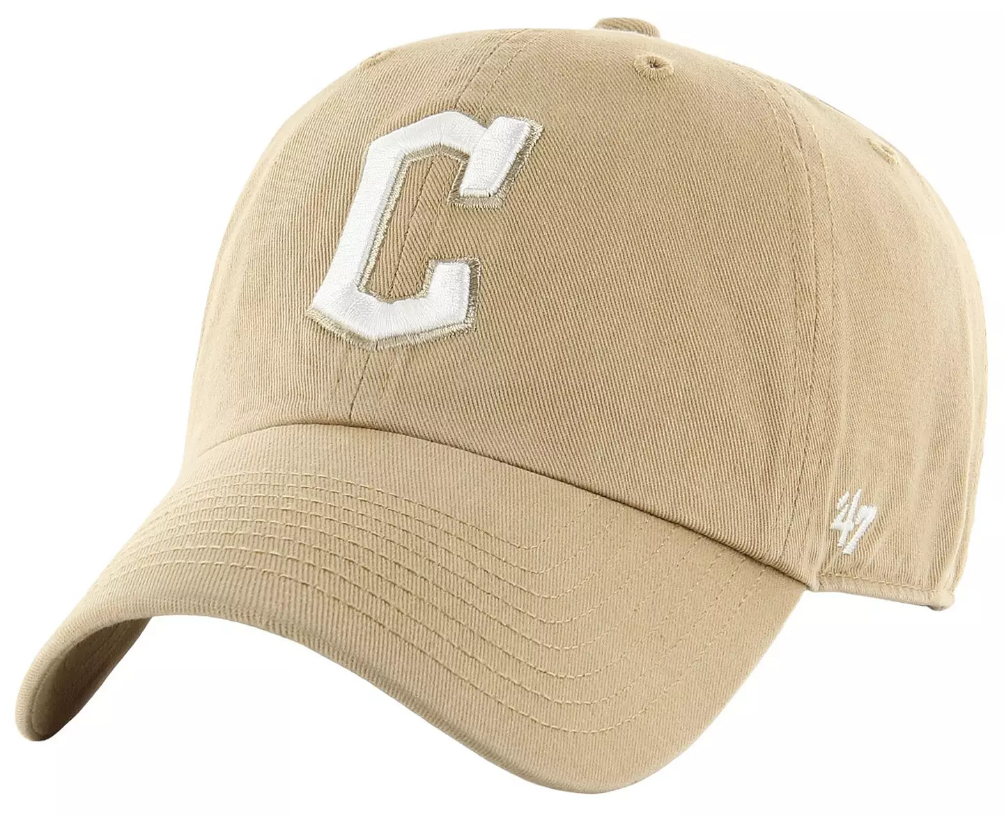 '47 Adult Cleveland Guardians Khaki Cleanup Adjustable Hat | DICK'S Sporting Goods