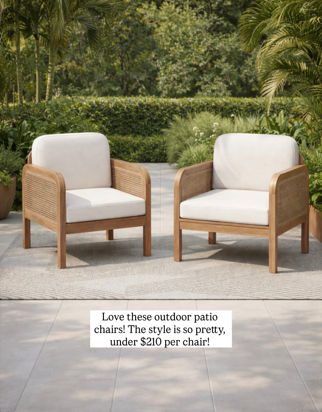 Cute patio chairs from Amazon!

#LTKHome #LTKSeasonal