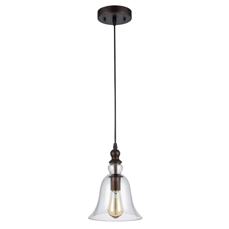 Jahkia 1-Light Single Bell Pendant | Wayfair North America