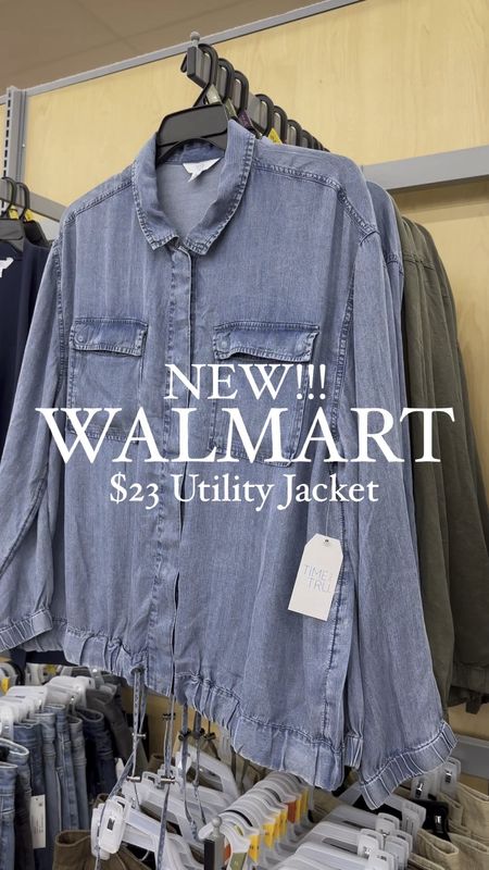 Must have $23 soft utility jacket from Walmart! It also comes in chambray and is so comfortable. This jacket will be perfect for warmer months or for traveling!!! I’m wearing a size small at 1.5 months postpartum. 

Vacation outfit, jeans, travel outfit, Walmart style, postpartum style 


#LTKtravel #LTKstyletip #LTKSeasonal