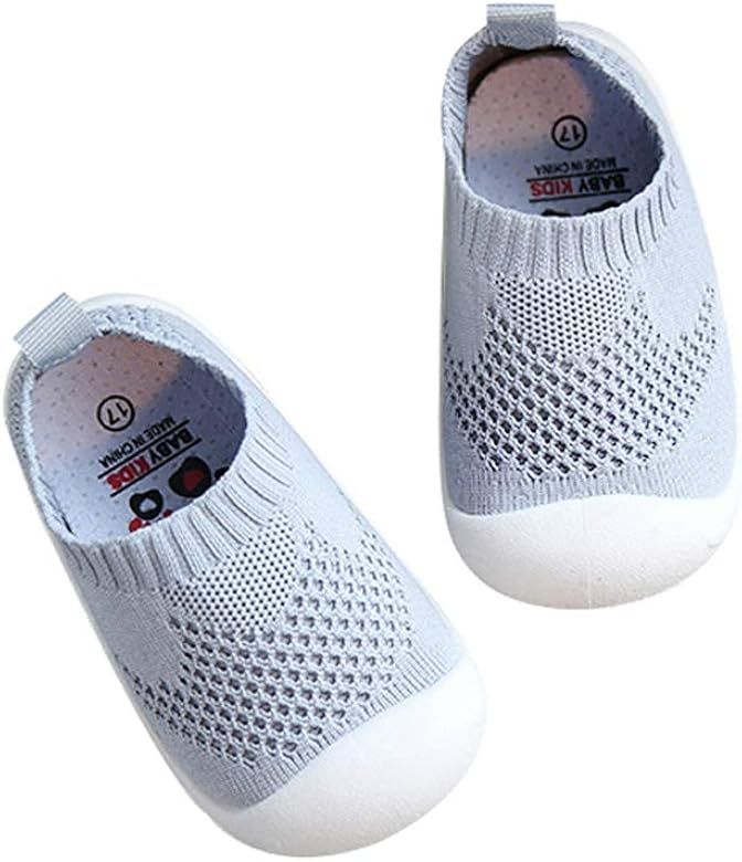 Baby First-Walking Shoes 1-4 Years Kid Shoes Trainers Toddler Infant Boys Girls Soft Sole Non Sli... | Amazon (US)