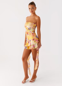 Macey Mini Dress - Sunburst Floral | Peppermayo (Global)