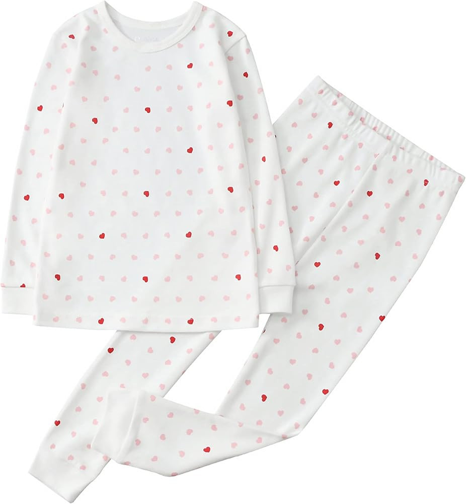 Owlivia 100% Organic Cotton Baby Long Sleeve Pajama Sets, Toddler Boy Girl 2-Piece Sleepwear | Amazon (US)