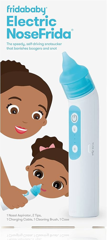 FridaBaby Electric NoseFrida | USB Rechargeable Nasal Aspirator with Different Levels of Suction ... | Amazon (US)