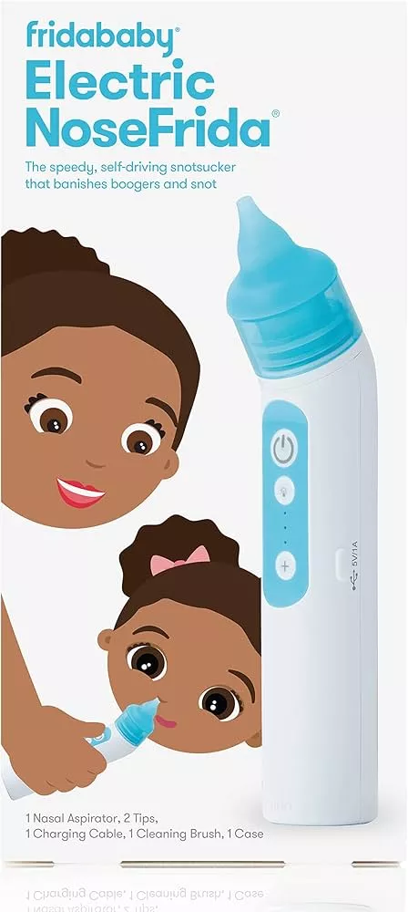 Frida Baby Electric NoseFrida | USB Rechargeable Nasal Aspirator with  Different Levels of Suction by frida Baby