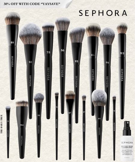 30% off Sephora Collection with code YAYSAVE for Sephora Savings Event 😍 10% off all products as Beauty Insider
#makeupbrushes #sephorasale

#LTKbeauty #LTKxSephora #LTKsalealert