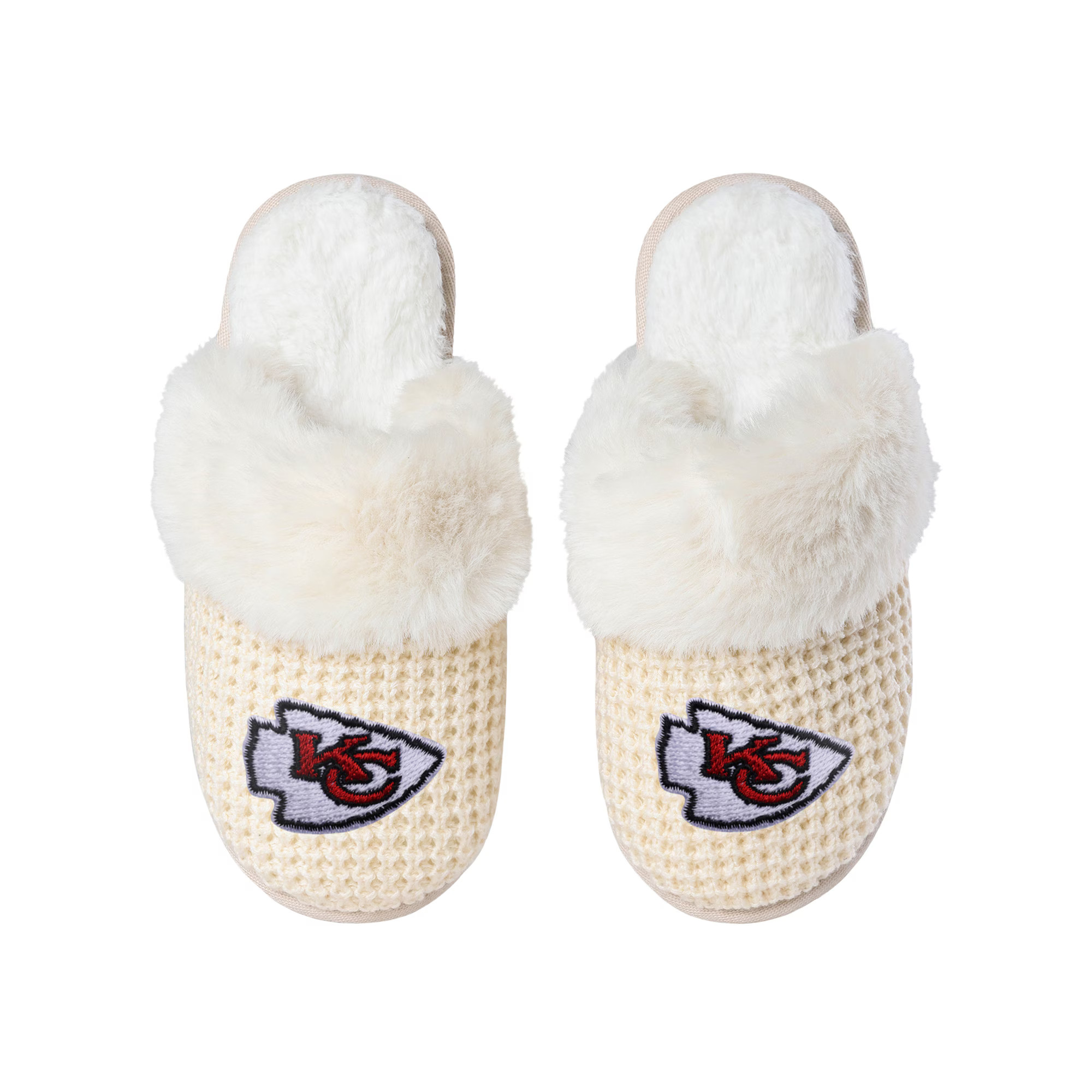 Women's Kansas City Chiefs FOCO Open Back Slippers | NFL Shop
