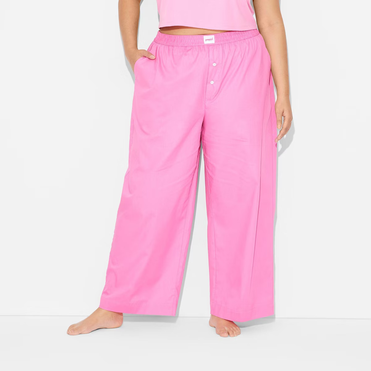 Adult Poppi Sleep Slay Graphic Pajama Pants - Pink 1X | Target