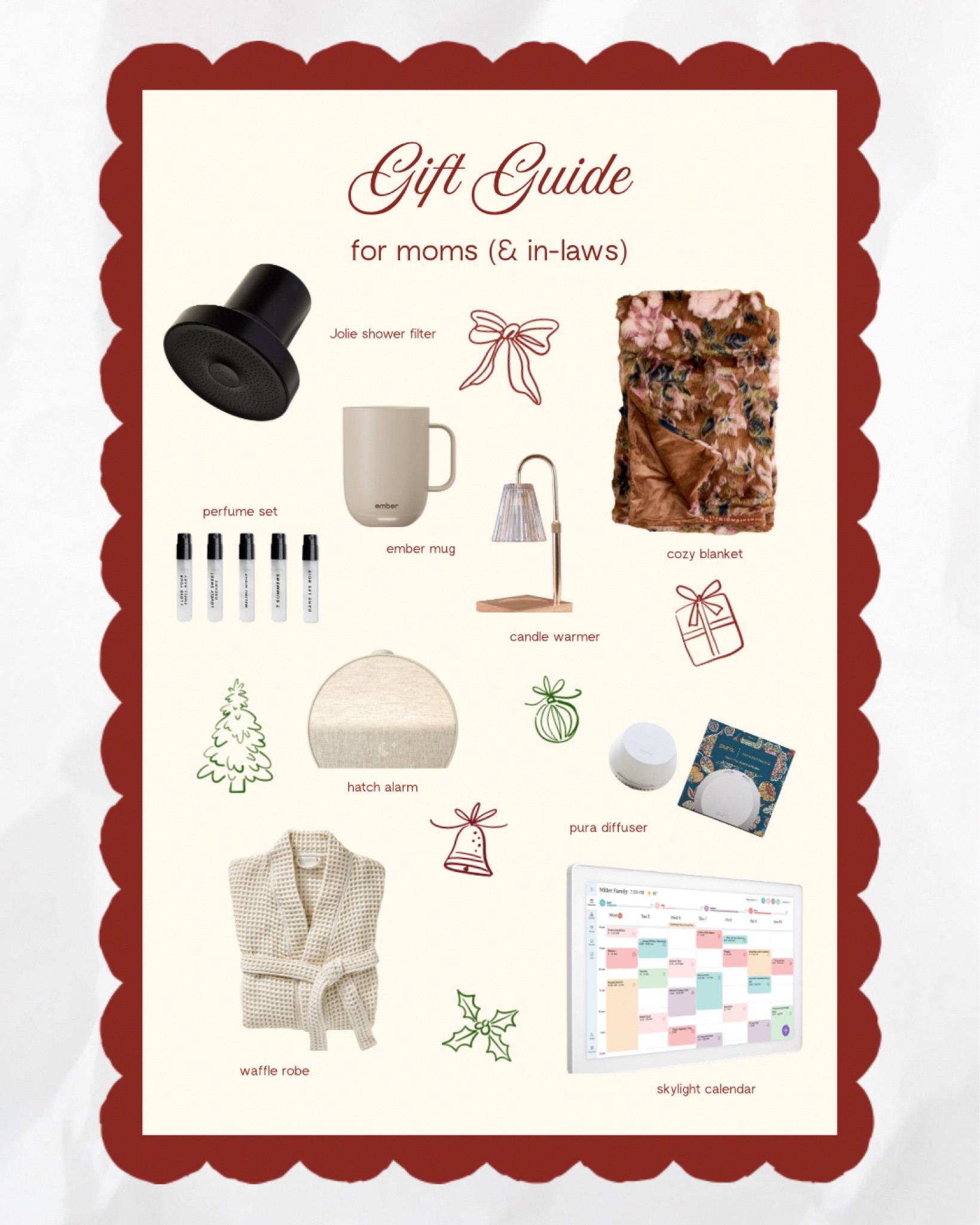 Gift guide for parents and in-laws!! 
Gifts your mom or mother in law are sure to love ❤️



Gift guide
Gift ideas
Gifts for her

#LTKmomlife #LTKGiftGuide #LTKHoliday