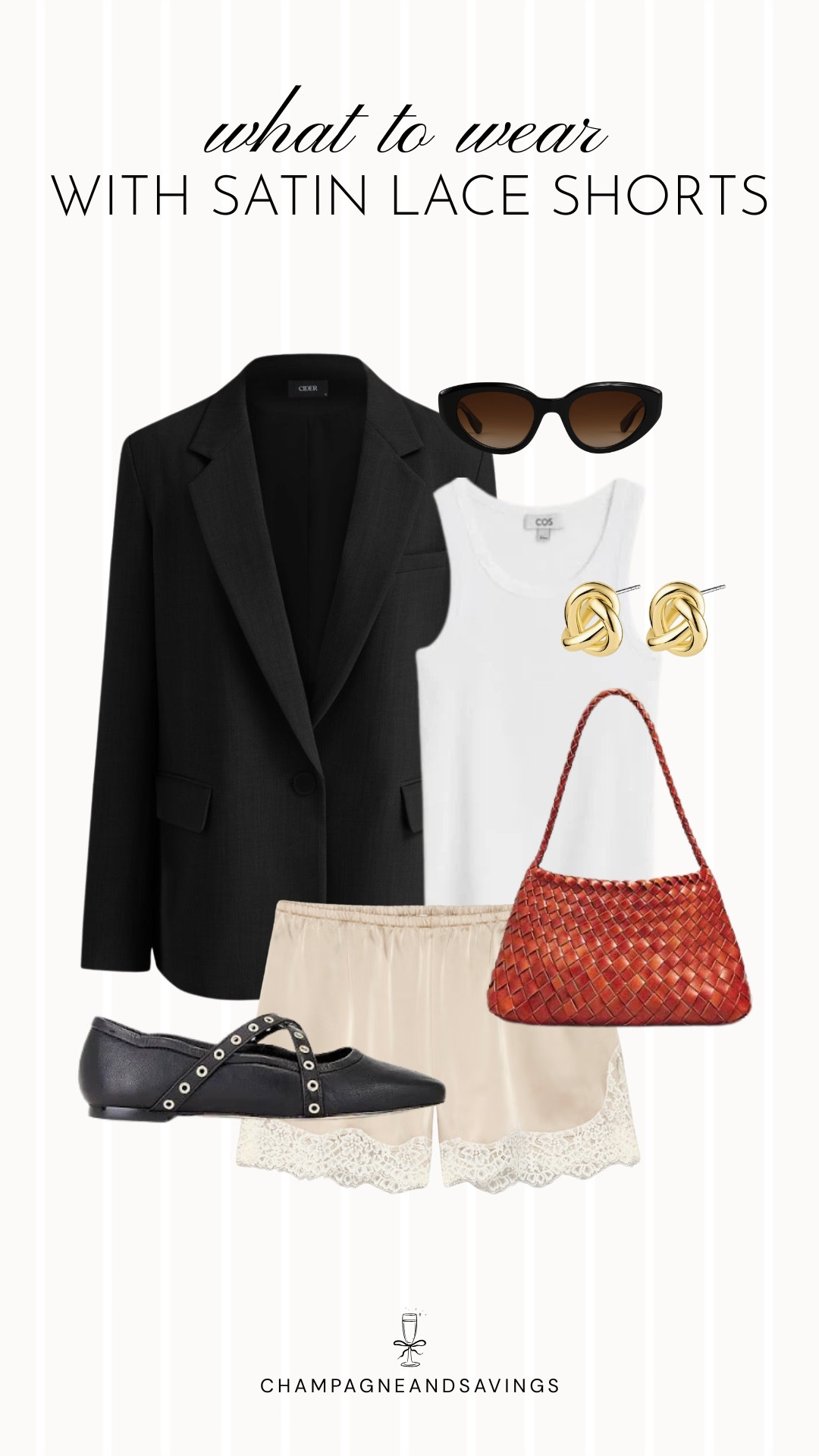 Lace satin shorts outfitts

#LTKootd