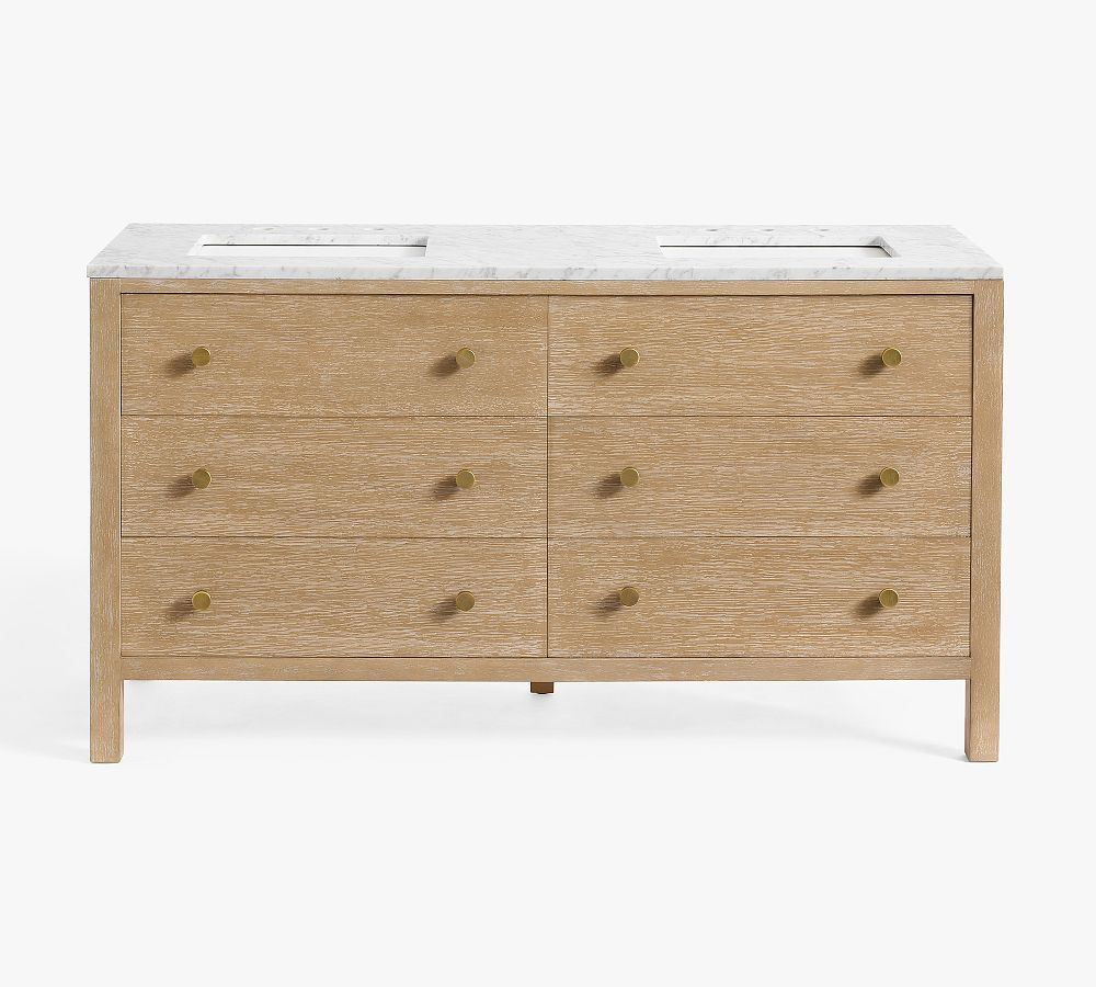 Calistoga 60" Double Sink Vanity | Pottery Barn (US)