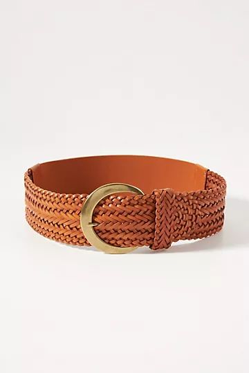 Woven Leather Stretch Belt | Anthropologie (US)