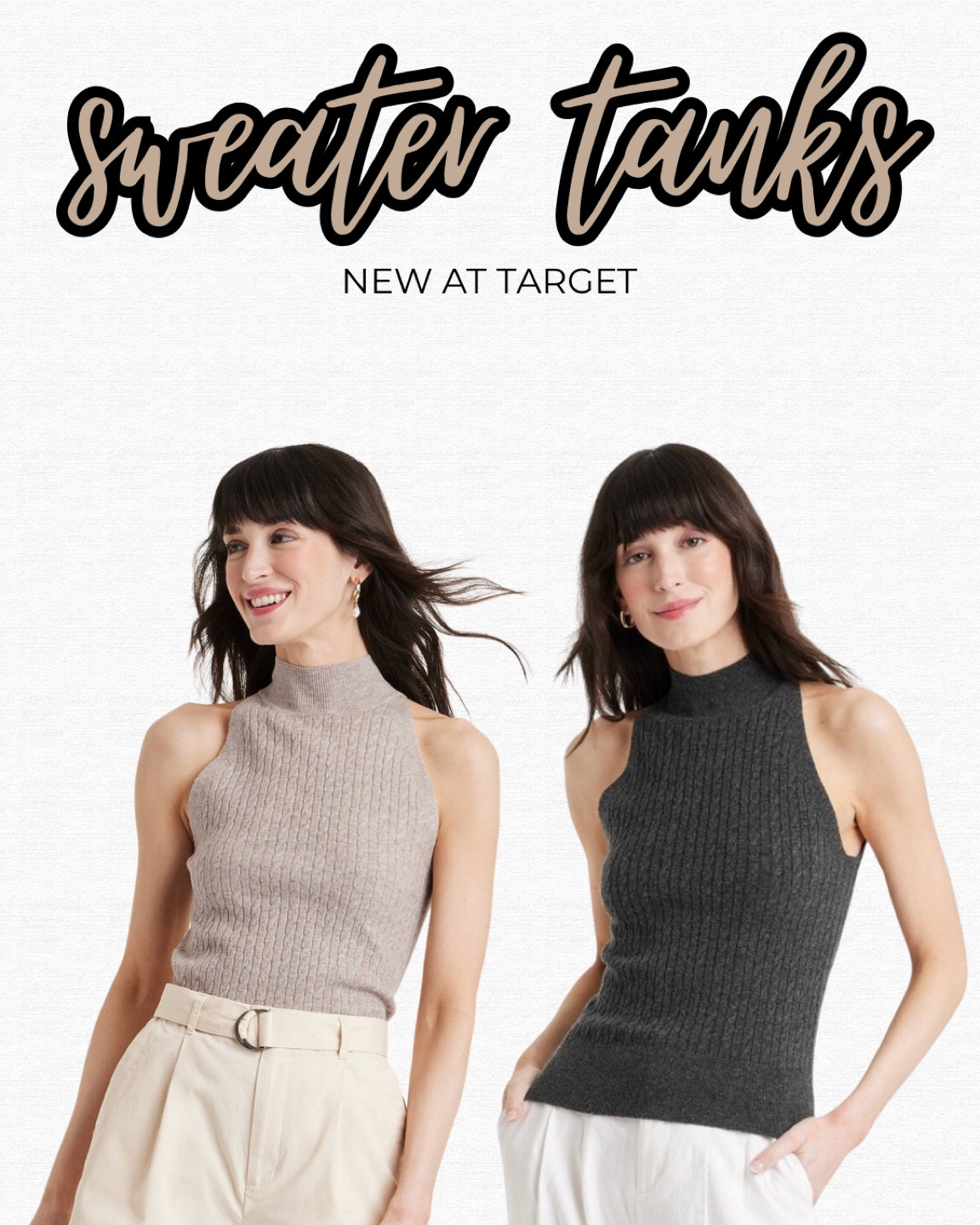 Mock Neck Sweater Tank Top at Target 🤎✨

Sweater tank, fall transition top, fall style, fall fashion, fall outfit, tops under 25, tanks under 25, summer tank top, summer top, summer style, summer fashion, summer outfit ideas, teacher outfit, teacher approved, work outfit, work attire, work approved 

#LTKSeasonal #LTKWorkwear #LTKFindsUnder50