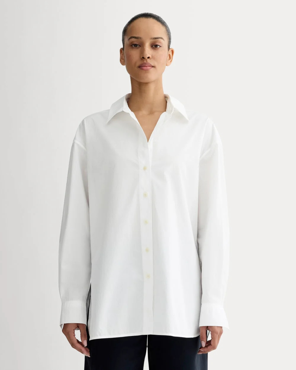 The Boyfriend Shirt in Ultrasoft Cotton | White | Everlane