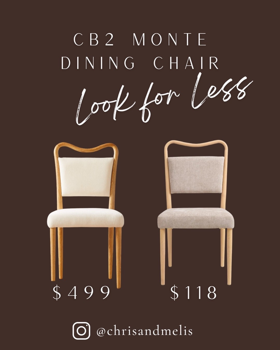 zcb2 Monte dining chair look for less!

Dining room inspo
Dining room decor


#LTKHome #LTKSaleAlert