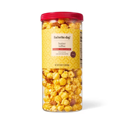 Christmas Butter Toffee Caramel Corn Clusters Popcorn - 16oz - Favorite Day™ | Target
