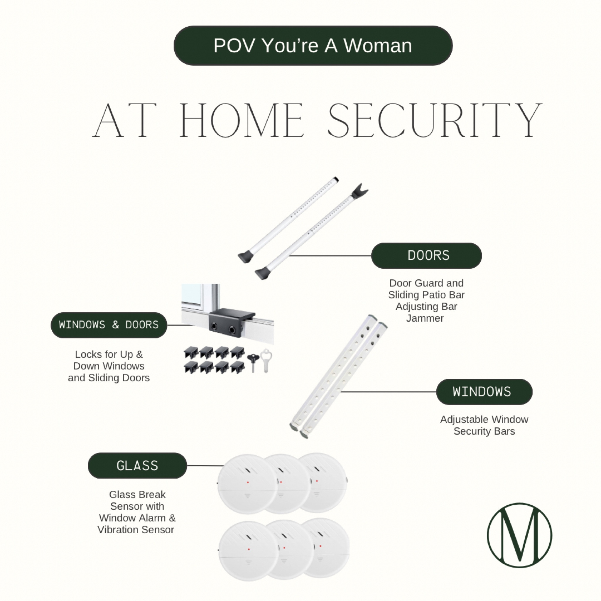 Being a woman is hard, and this is especially true when you live alone or are at home alone for a few days. 

Here are a few security measures I’ve recently added to my place to help put me at ease a bit ✨

#LTKGiftGuide #LTKHome