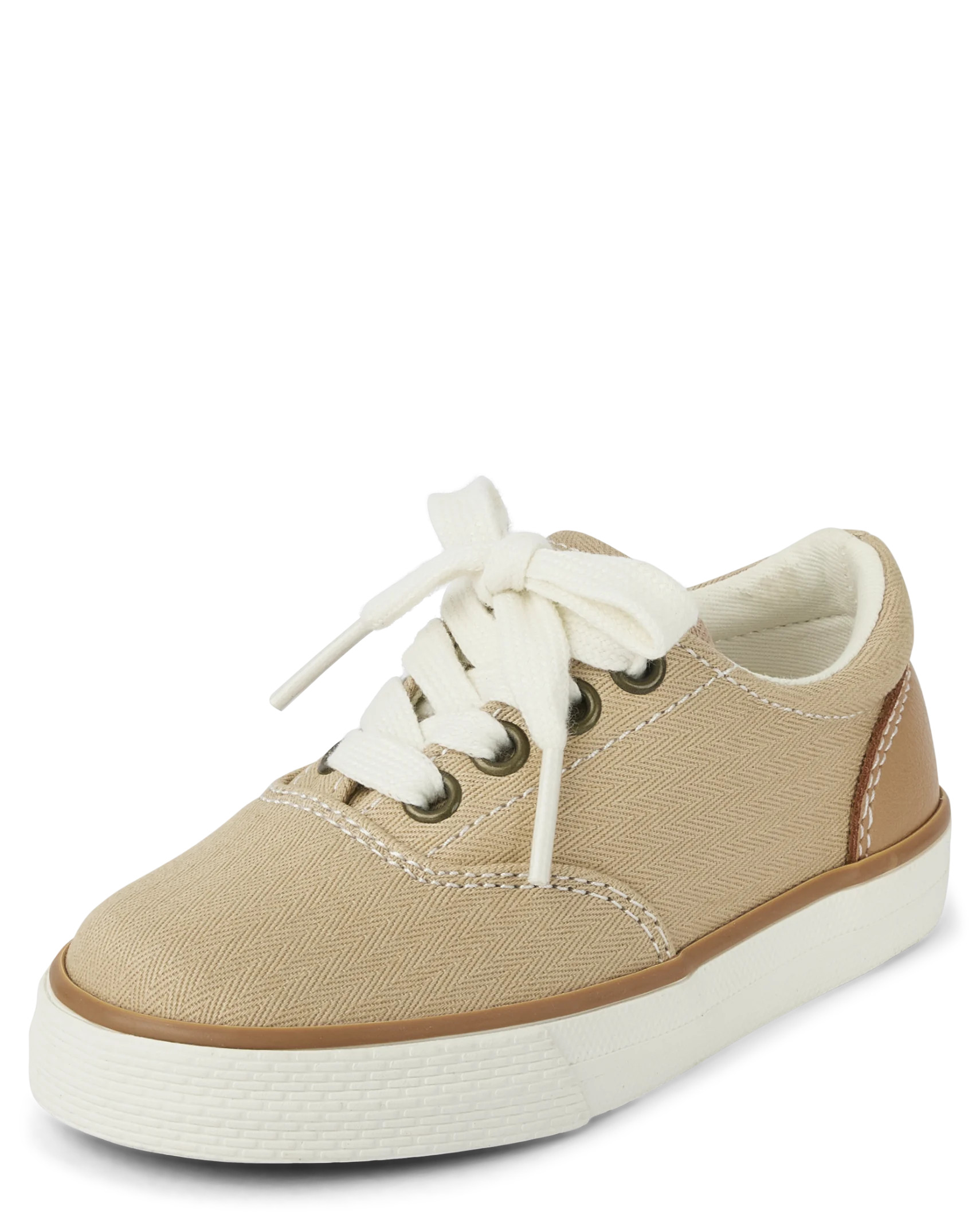 Toddler Boys Canvas Low Top Sneakers - tan | The Children's Place