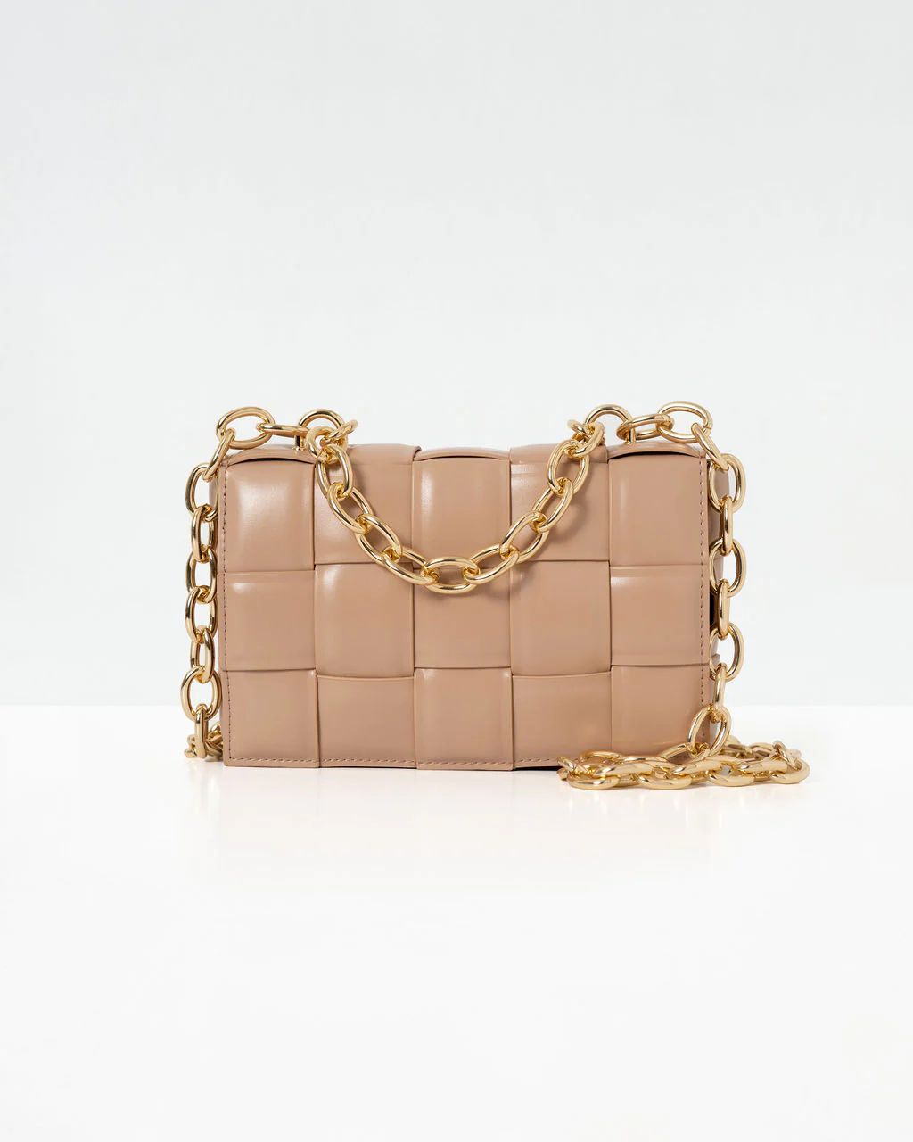 Desire Padded Woven Chain Handbag | VICI Collection