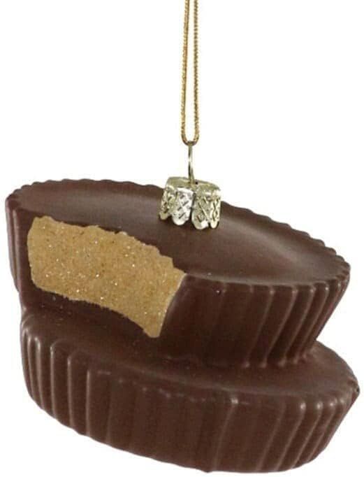 Peanut Butter Cups | Cody Foster Vintage-Inspired Glass Blown Collectible Christmas Ornament | Amazon (US)