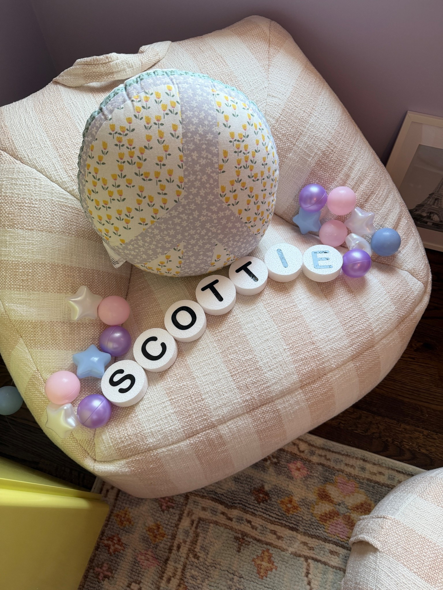 The cutest giant friendship bracelet for Scottie’s room. Perfect for a birthday party or for any little kid’s room 😍

#LTKHome #LTKKids #LTKmomlife