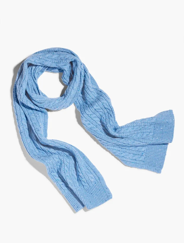 Tweed Knit Scarf | Talbots