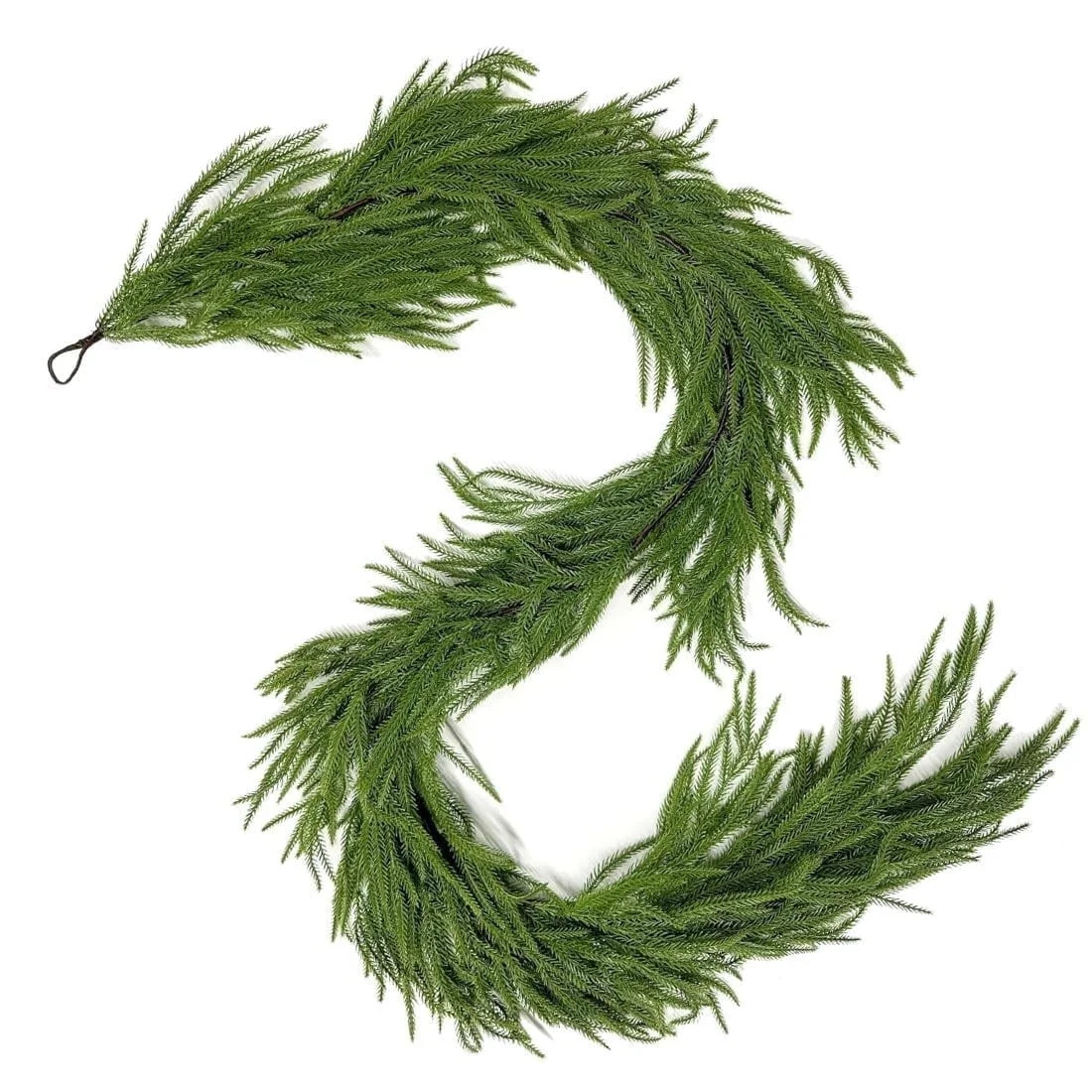 1 PCS 9FT Norfolk Pine Garland Christmas Garland, 9FT Cedar Garlands Real Touch Artificial Greene... | Walmart (US)