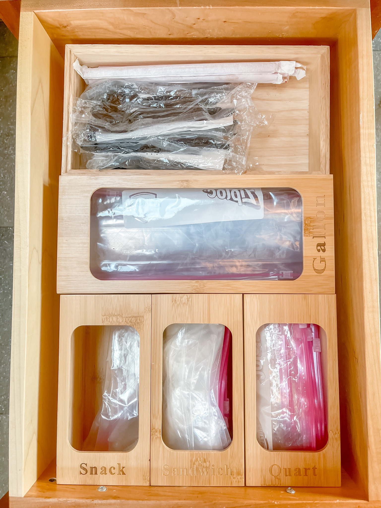 Ziplock bag organizer! 

#LTKhome #LTKGiftGuide #LTKfamily