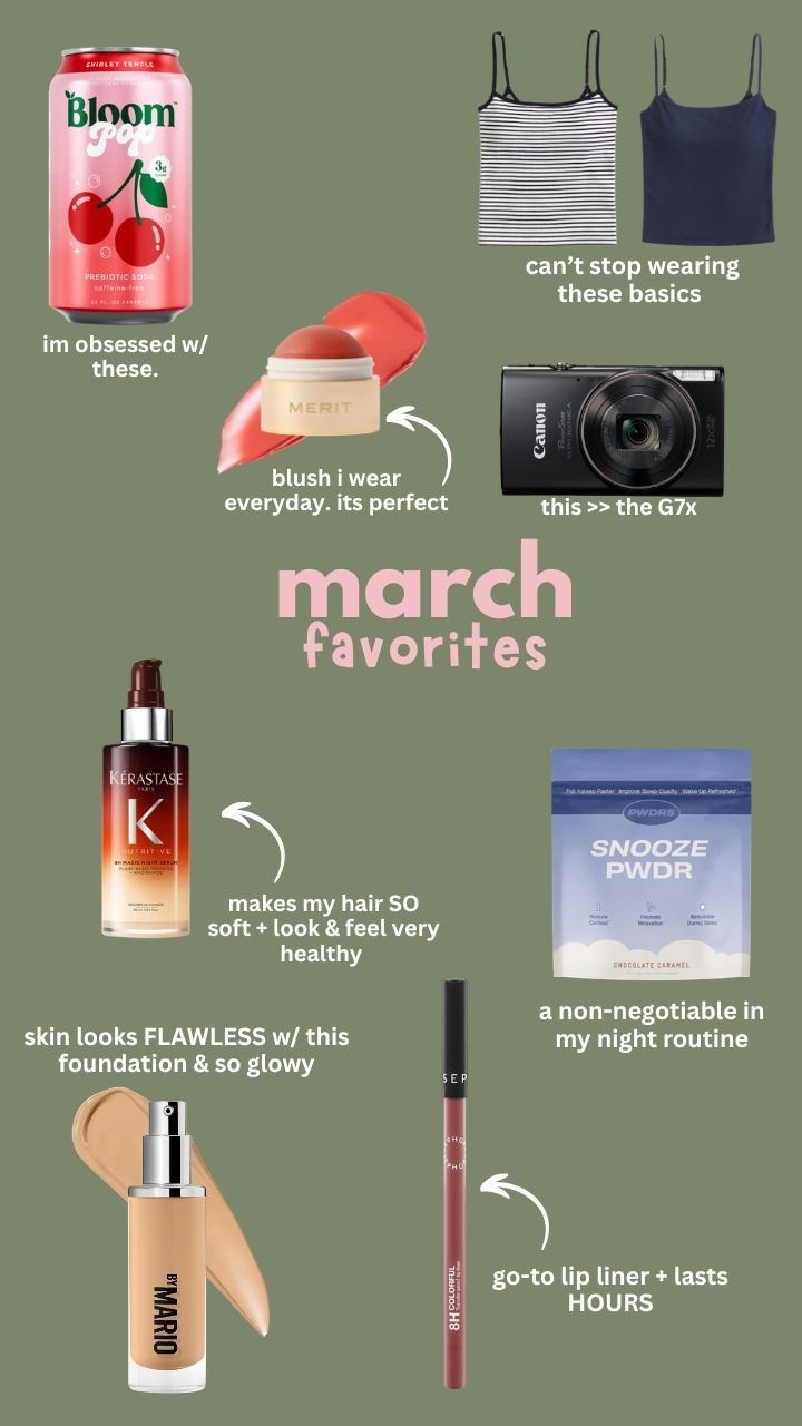 March favorites! Things I’ve been loving & using all month! 

#LTKBeauty #LTKSaleAlert #LTKselfcare