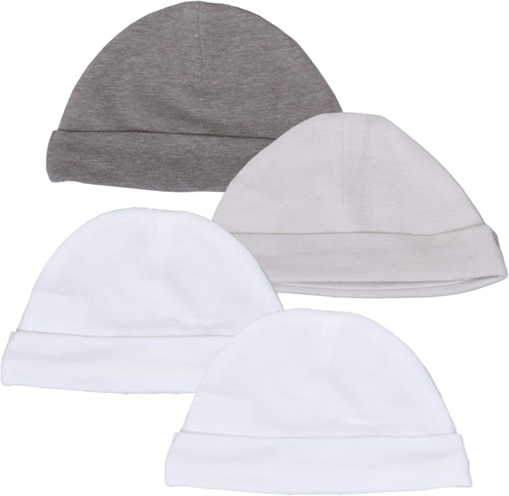 Hanes Ultimate Baby Flexy 4 Pack Knit Caps | Amazon (US)