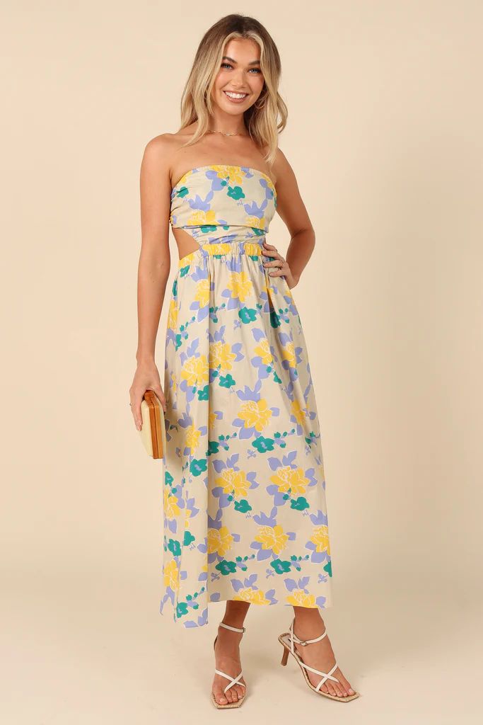 Pamela Dress - Floral Yellow | Petal & Pup (US)