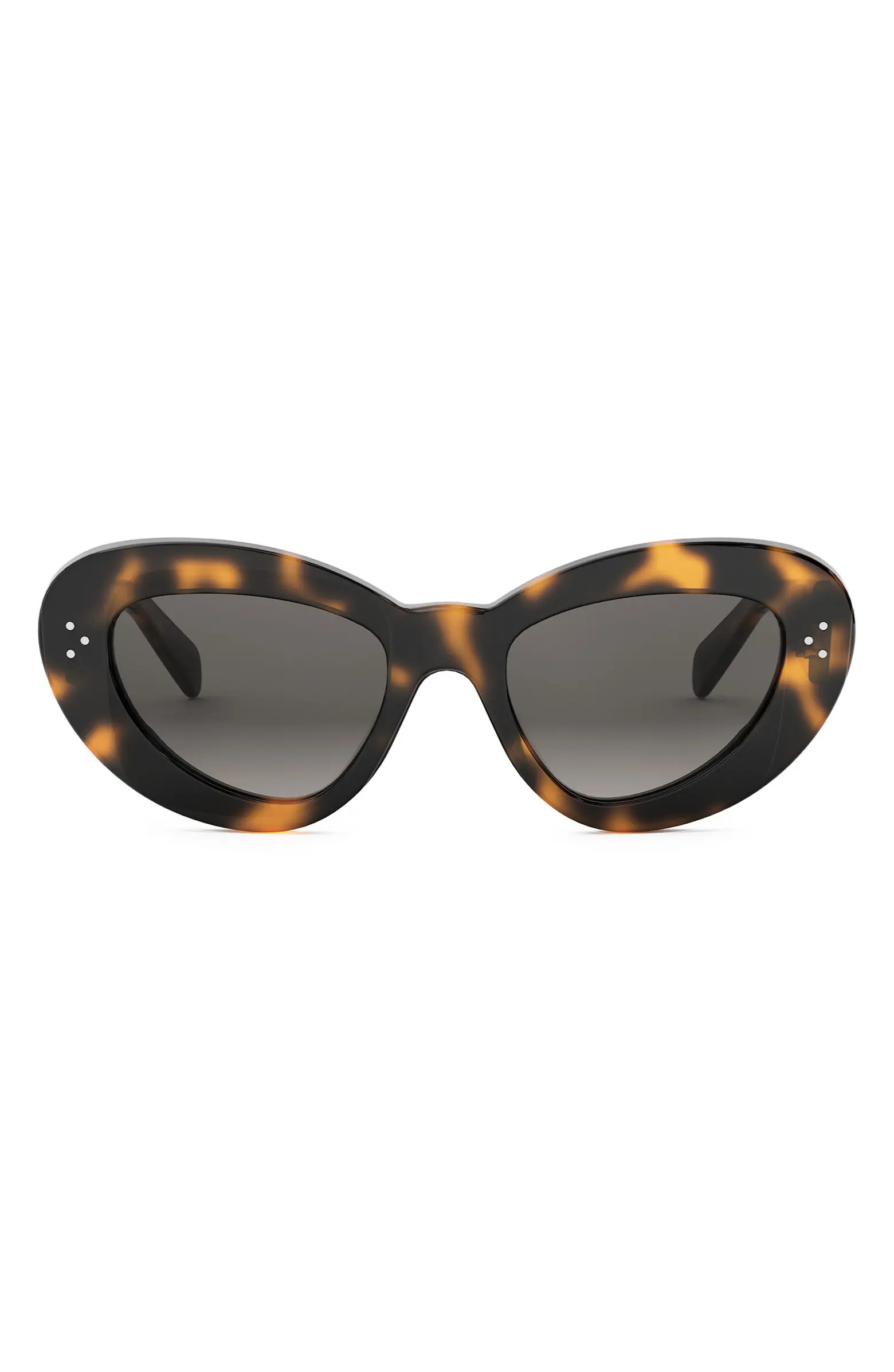 CELINE Bold 3 Dots 52mm Cat Eye Sunglasses | Nordstrom | Nordstrom