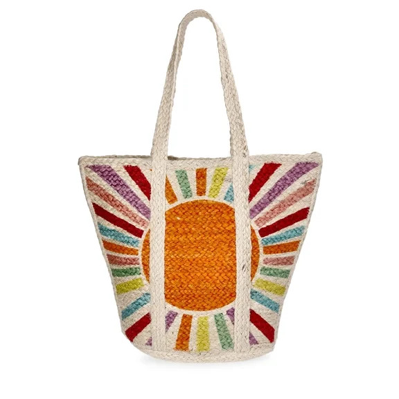 No Boundaries Women's Mini Tote Crossbody Bag, Cream | Walmart (US)
