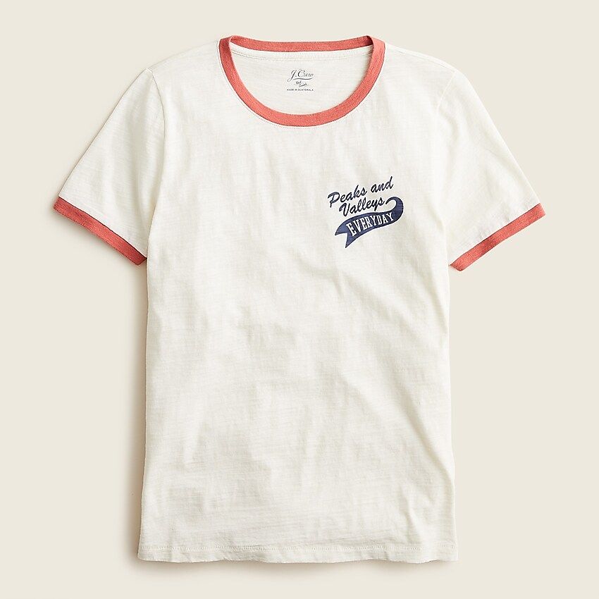Vintage cotton "Peaks and Valleys" T-Shirt | J.Crew US