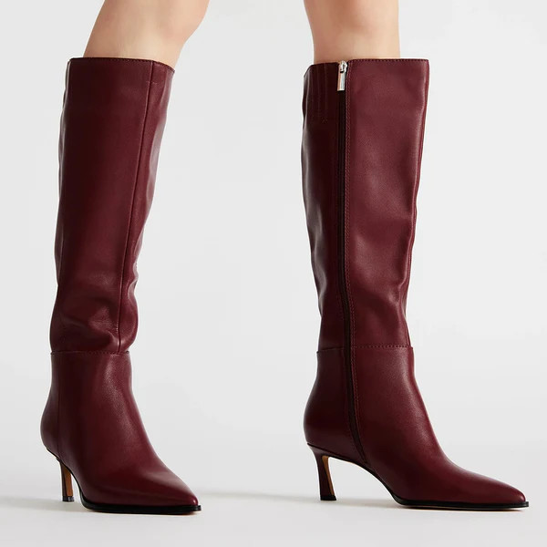 LUCID BURGUNDY LEATHER | Steve Madden (Canada)