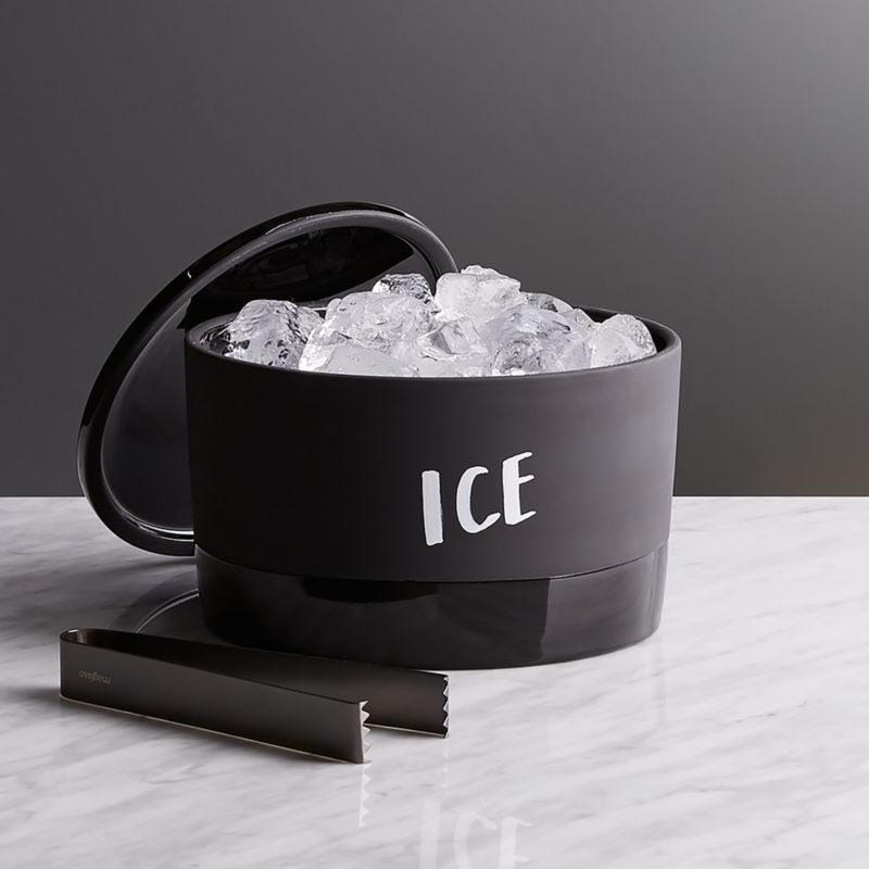 Magisso Ceramic Cooling Ice Bucket | Crate & Barrel
