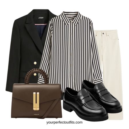 Chic and elegant spring look for office 